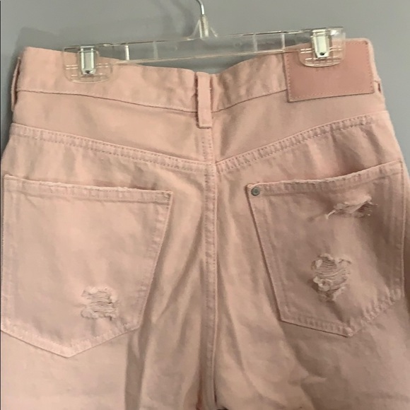 H&M pink jeans size 24 boyfriend low waist - Picture 4 of 4